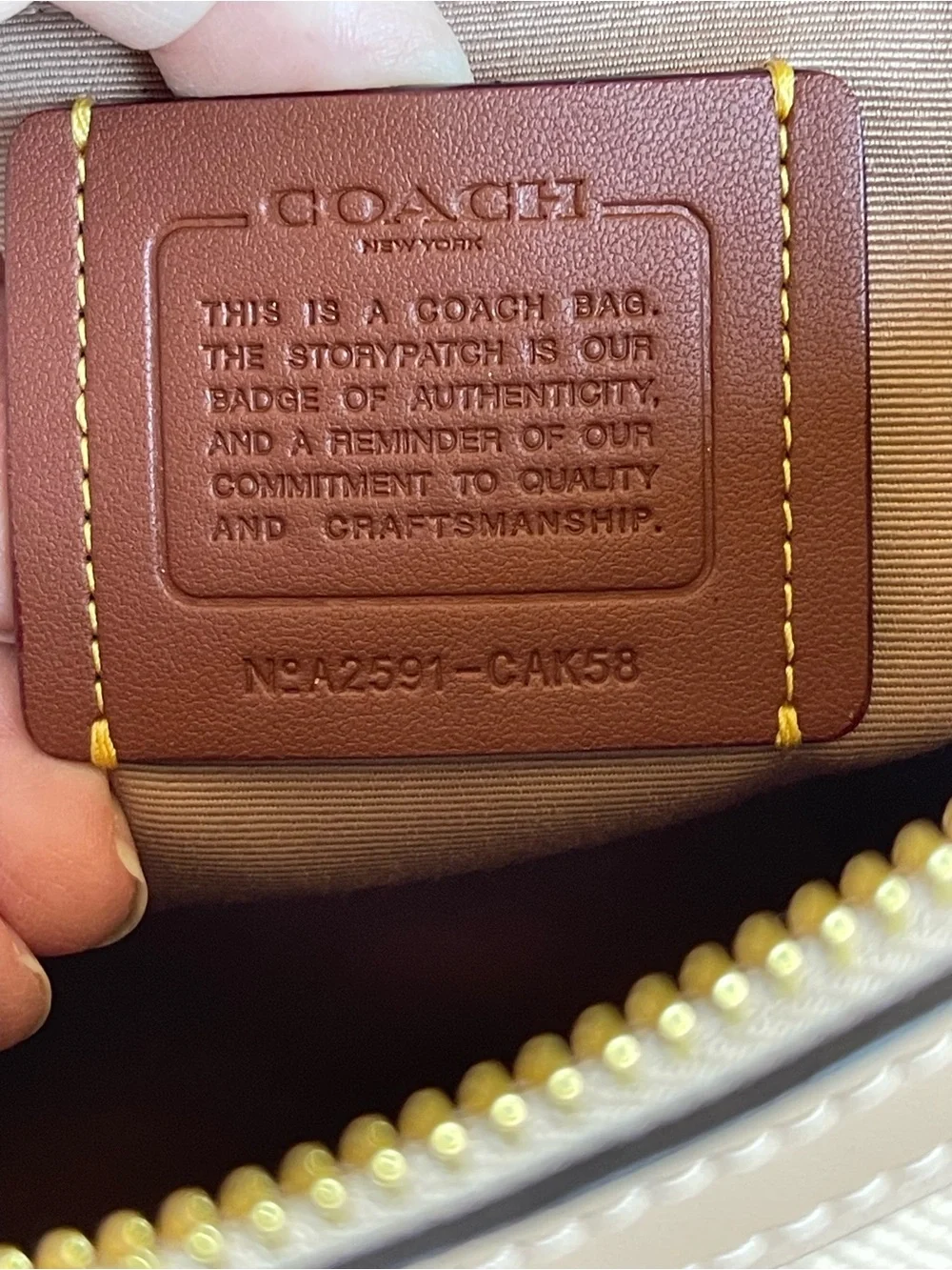 Coach Rowan Satchel in Taupe Fabric with Matching Wallet